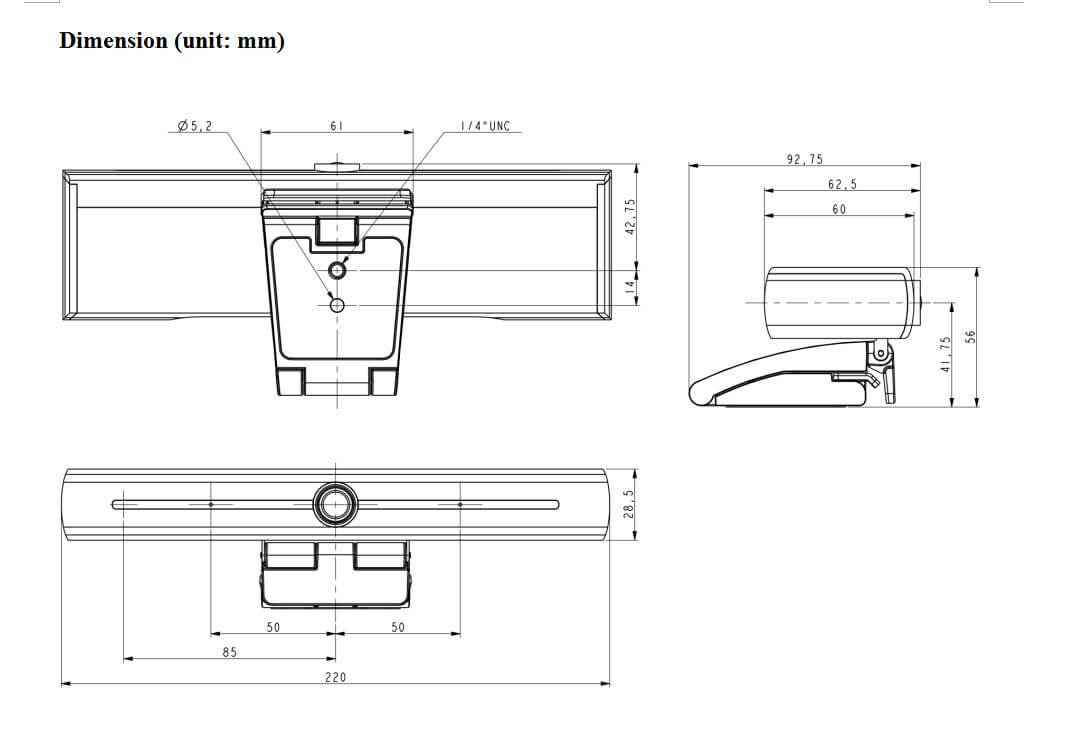 KV-210-MN HD Video Conference Camera 2 KV-210-MN HD Video Conference Camera